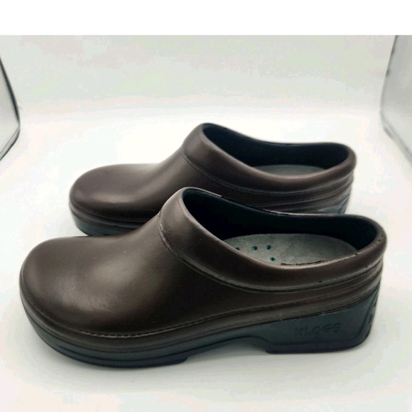 Klogs Brown Springfield Clogs Slip Resistant Shoes Nursing Womens Size 8 - Picture 1 of 11